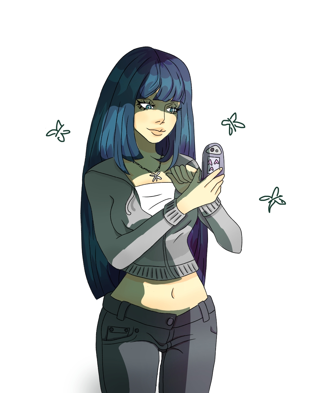 first drawing of Olivia that I liked